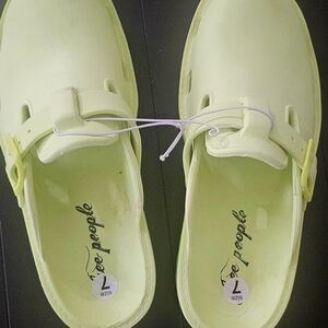 Free People Karlie Buckle Clogs